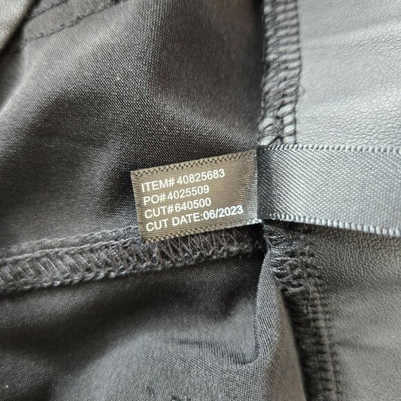 Torrid Bootcut Pants Sz XL Black Faux Leather Stretchy Pull On Flare Dress Pant - Picture 11 of 12